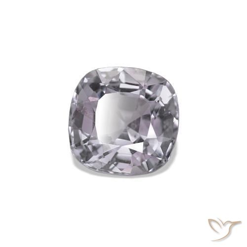 Espinela Medium Dark-Grey natural de 0.80 ct, Corte Cojín, VS