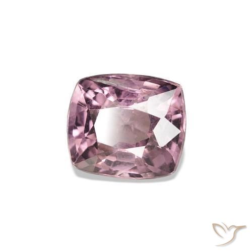 Espinela Púrpura rosado natural de 0.76 ct, Corte Cojín, VS