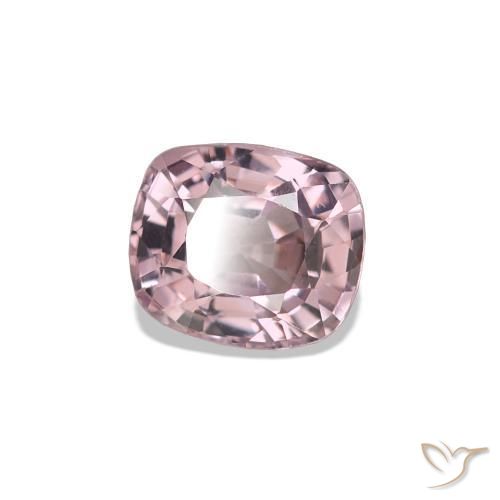 Espinela Rosa grisÃ¡ceo natural de 1.16 ct, Corte Cojín, VS