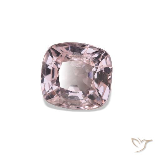 Espinela Rosado medio natural de 0.95 ct, Corte Cojín, VS