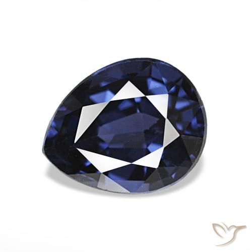 1.78ct Azul marino Espinela, En forma de pera, VVS