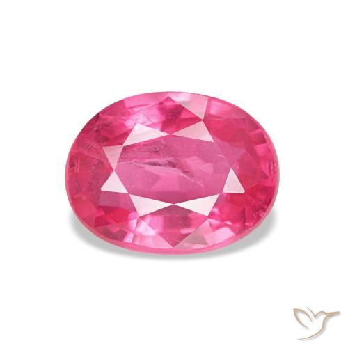 Espinela Magenta intenso natural de 1.02 ct, Corte Óvalo, VS