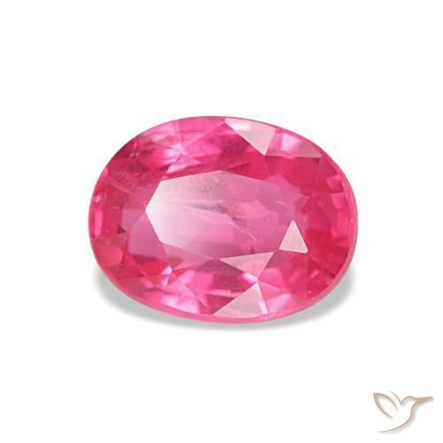 Espinela Magenta intenso natural de 1.02 ct, Corte Óvalo, VS