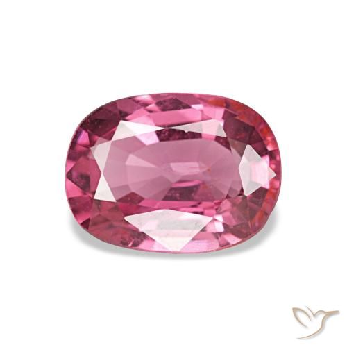 Espinela Rosa oscuro natural de 1.20 ct, Corte Cojín, VVS-VS