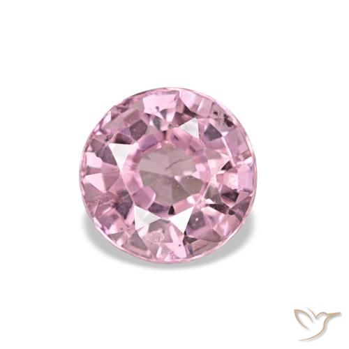 Espinela rosa de 0,57 ct, redondo, VS