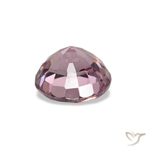 Espinela rosa natural de 0,57 ct, corte redondo, VS