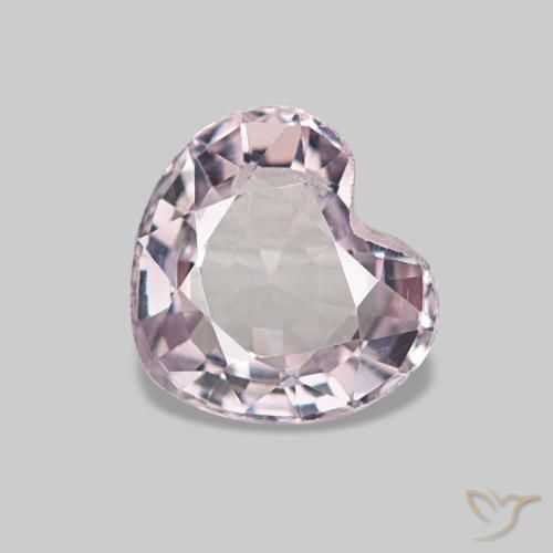Espinela rosa de 0,82 ct, corazón, VVS