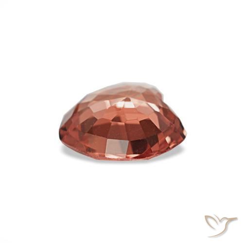 Espinela rojo natural de 0,54 ct, forma de corazón, VS
