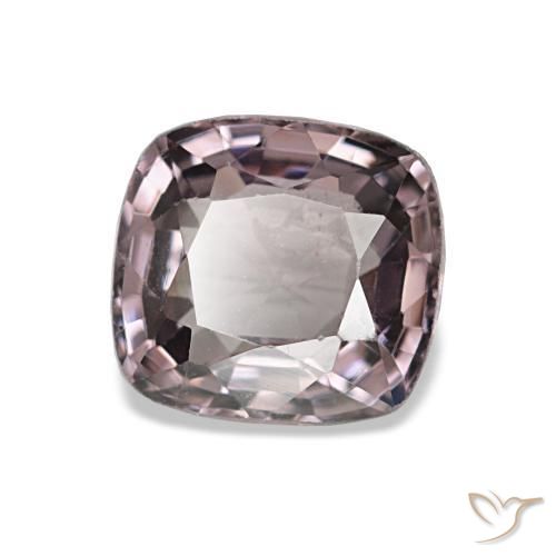 Espinela púrpura natural de 1,04 ct, corte cojín, VVS-VS