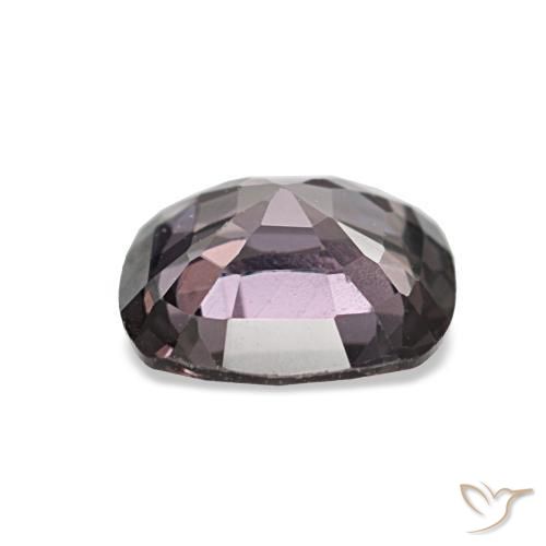 Espinela púrpura natural de 1,25 ct, corte cojín, VVS-VS