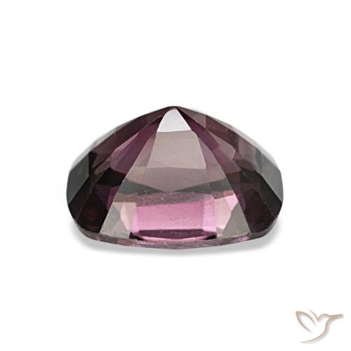 Espinela púrpura natural de 1,49 ct, corte cojín, VVS-VS