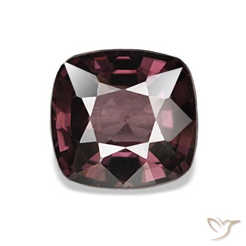 Espinela púrpura de 1,54 ct, cojín, VVS-VS