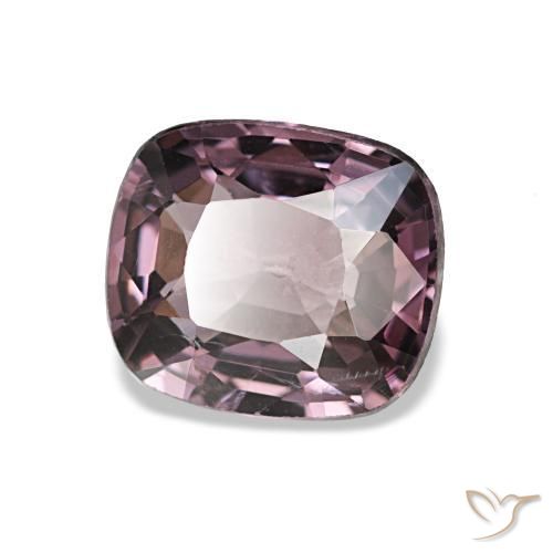 Espinela púrpura natural de 1,10 ct, corte cojín, VVS-VS