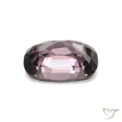 Espinela púrpura natural de 1,10 ct, corte cojín, VVS-VS
