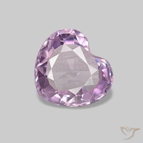 Espinela rosa de 0,61 ct, corazón, VS