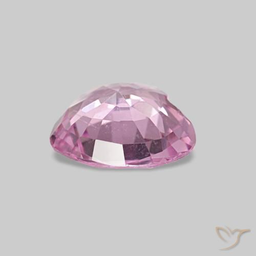 Espinela rosa natural de 0,65 ct, forma de corazón, VVS-VS