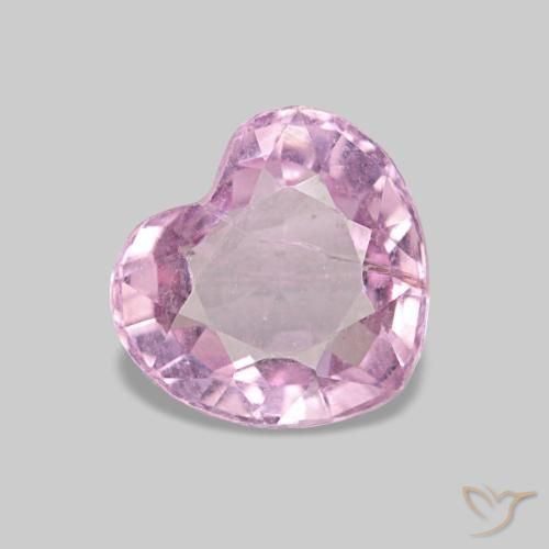Espinela púrpura natural de 0,92 ct, forma de corazón, VS-SI