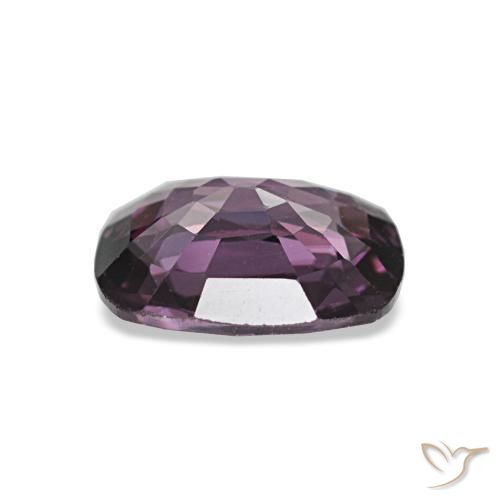 Espinela púrpura natural de 1,02 ct, corte cojín, VVS-VS
