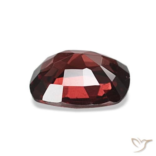 Espinela rojo natural de 1,10 ct, corte cojín, VS