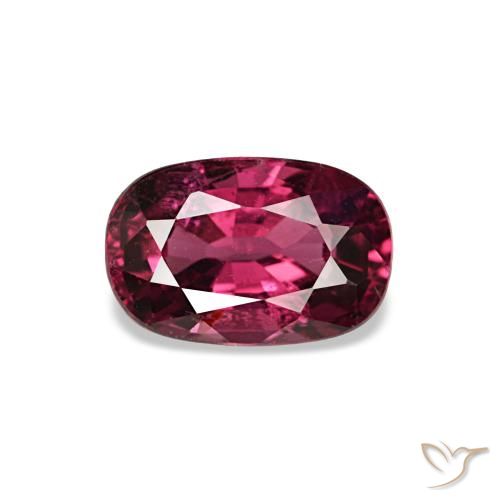 Espinela rojo natural de 0,62 ct, corte cojín, VS-SI