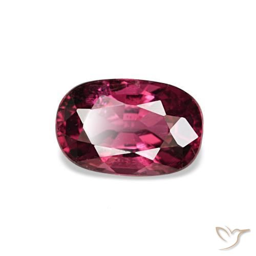 Espinela rojo natural de 0,62 ct, corte cojín, VS-SI