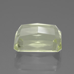 espodumeno Amarillo claro natural de 7.11 ct, corte esmeralda, VVS-VS