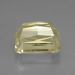 Espodumena amarillo natural de 5,03 ct, corte esmeralda, VVS-VS