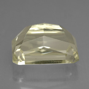 espodumeno Amarillo claro natural de 7.32 ct, corte esmeralda, VS