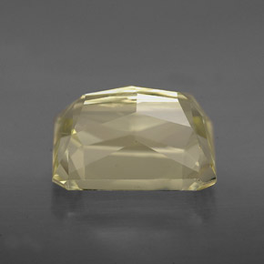 Espodumena amarillo natural de 5,90 ct, corte esmeralda, VS