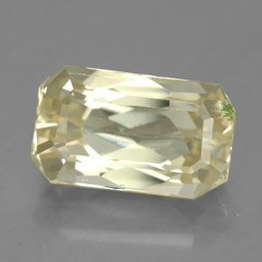 Espodumena amarillo natural de 6,78 ct, corte esmeralda, SI