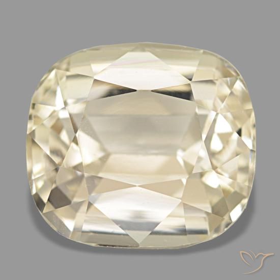 Espodumena dorado de 5,05 ct, cojín, VVS-VS
