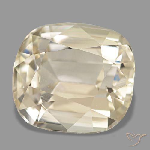 Espodumena dorado natural de 5,05 ct, corte cojín, VVS-VS