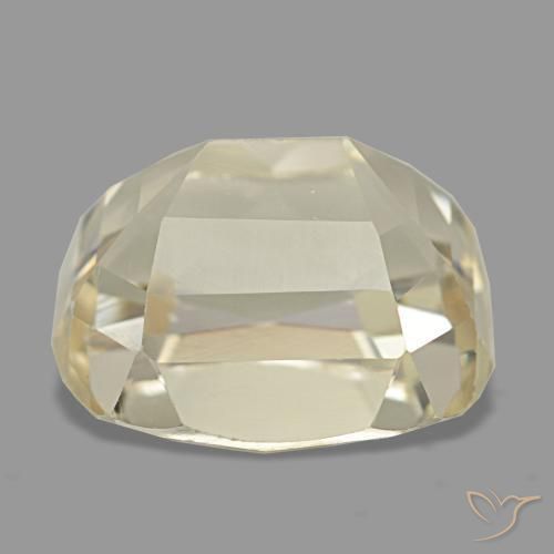 Espodumena dorado natural de 5,05 ct, corte cojín, VVS-VS
