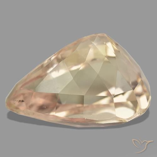 Espodumena rosa natural de 42,64 ct, en forma de pera, VS