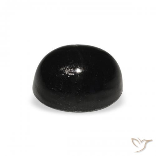 Diópsido Estrella Negro natural de 2.28 ct, Ovalada, Opaco