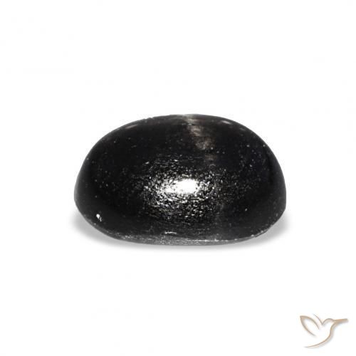 Diópsido Estrella Negro natural de 1.85 ct, Ovalada, Transparente