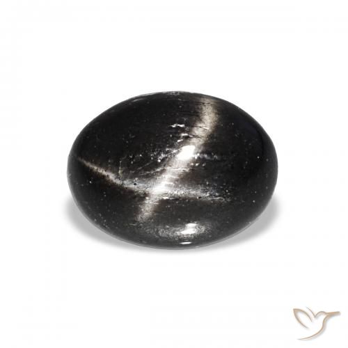 1.99ct Negro Diópsido Estrella, Ovalada, Transparente