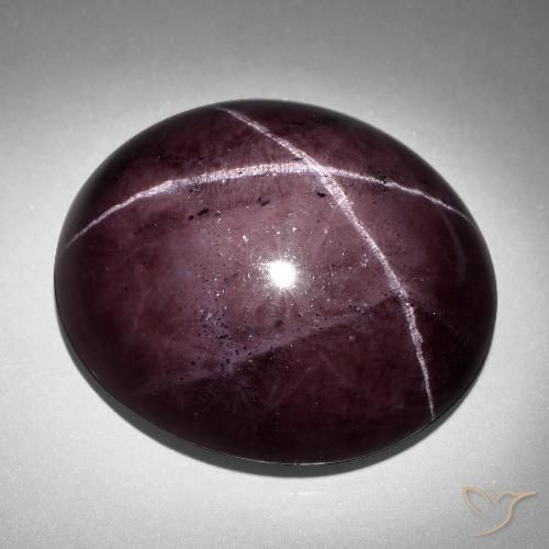 93.06ct Natural Rojo caoba Granate estrella, Ovalada, Opaco