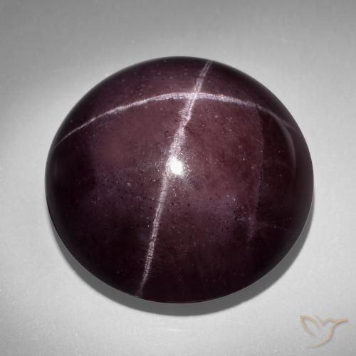 102.57ct Natural Rojo caoba Granate estrella, Redondo, Opaco