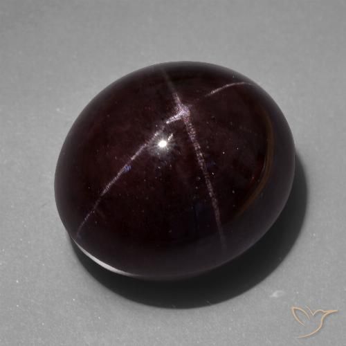 97.90ct Natural Rojo oscuro Granate estrella, Ovalada, Opaco