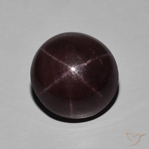 10.78ct Natural Rojo oscuro Granate estrella, Ovalada, Opaco