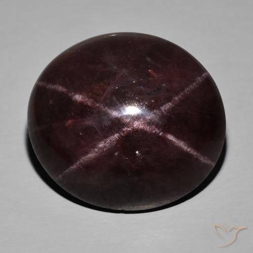 72.40ct Natural Rojo oscuro Granate estrella, Ovalada, Opaco