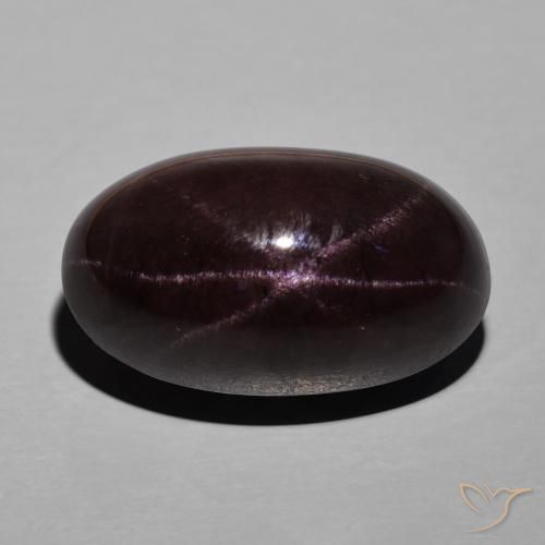 28.69ct Natural Rojo caoba Granate estrella, Ovalada, Opaco