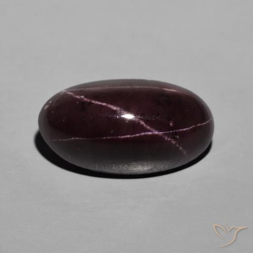 13.20ct Natural Rojo caoba Granate estrella, Ovalada, Opaco