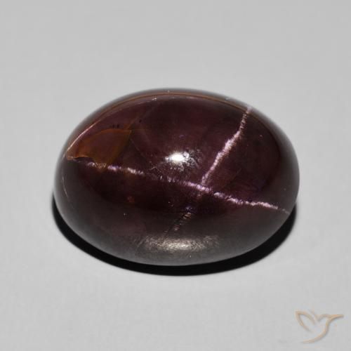 27.47ct Natural Rojo oscuro Granate estrella, Ovalada, Opaco