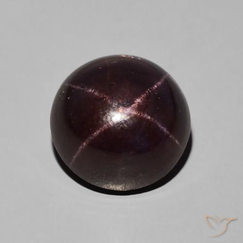 10.73ct Natural Rojo caoba Granate estrella, Redondo, Opaco