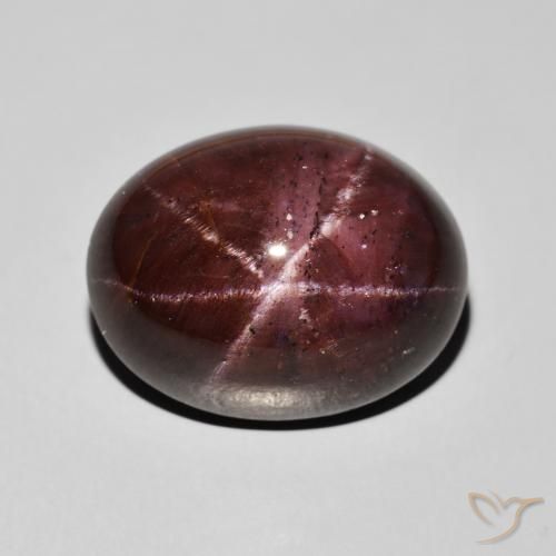 33.69ct Natural Rojo oscuro Granate estrella, Ovalada, Opaco