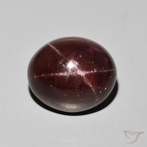 29.19ct Natural Rojo caoba Granate estrella, Ovalada, Opaco