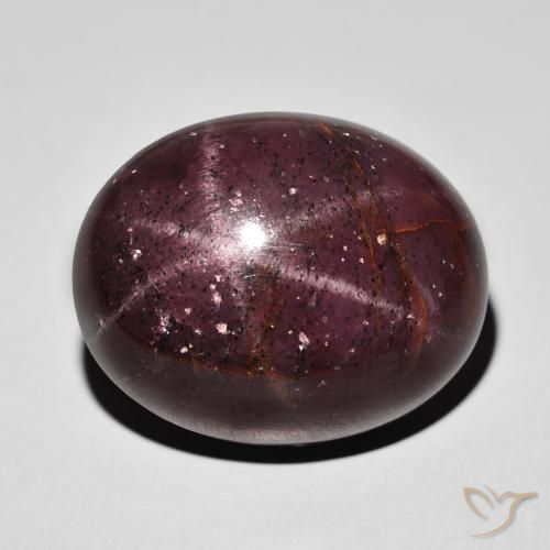 62.53ct Natural Rojo oscuro Granate estrella, Ovalada, Opaco