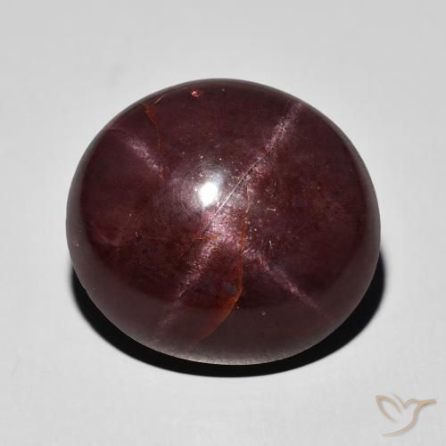 29.61ct Natural Rojo caoba Granate estrella, Ovalada, Opaco